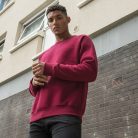 Just Hoods JH130 vastag unisex kereknyakú pulóver