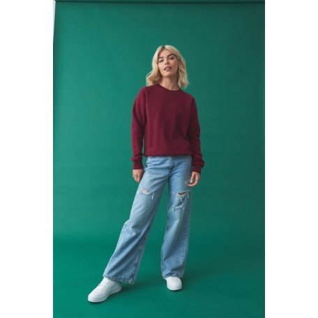 Just Hoods JH130 vastag unisex kereknyakú pulóver