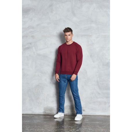 Just Hoods JH130 vastag unisex kereknyakú pulóver