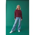 Just Hoods JH130 vastag unisex kereknyakú pulóver