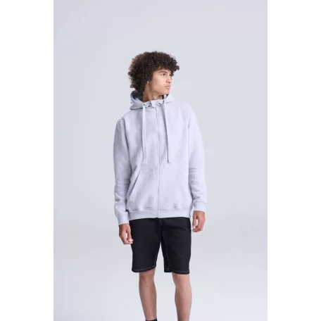 Just Hoods AWJH150 GRADUATE HEAVYWEIGHT CIPZÁRAS KAPUCNIS PULÓVER XS