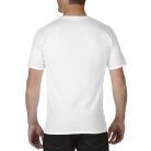 Gildan GI41V00 prémium v-nyakú póló, fehér, M-es méret, outlet!