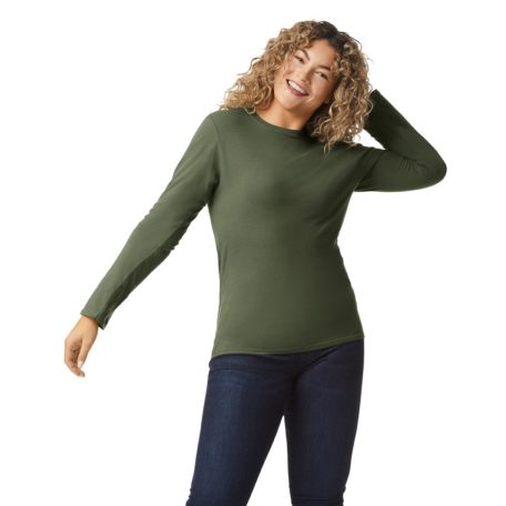 Gildan GI64400 SOFTSTYLE® 100% pamut hosszú ujjú póló