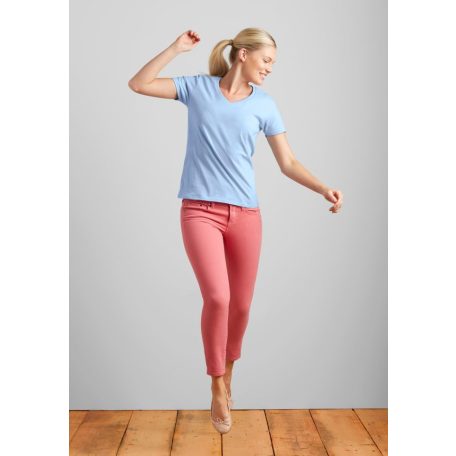 Gildan GIL4100V prémium V-nyakú női póló