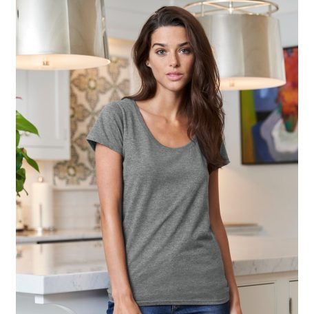 Gildan GIL64550 Softstyle® mély kivágású női póló