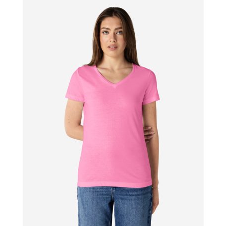 Gildan GIL64V00-EX SOFTSTYLE® női V-nyakú póló - régi méretezéssel, outlet termék