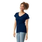 Gildan GIL64V00-EX SOFTSTYLE® női V-nyakú póló - régi méretezéssel, outlet termék