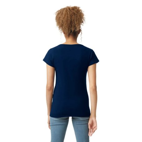 Gildan GIL64V00-EX SOFTSTYLE® női V-nyakú póló - régi méretezéssel, outlet termék