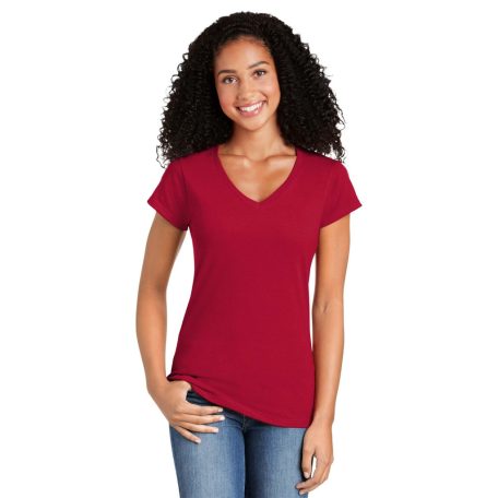 Gildan GIL64V00 Softstyle® női v-nyakú póló - új méretezéssel