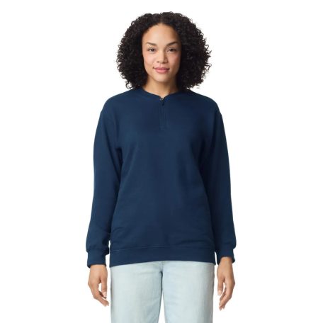 Gildan GISF008 Nyakcipzáros férfi pulóver