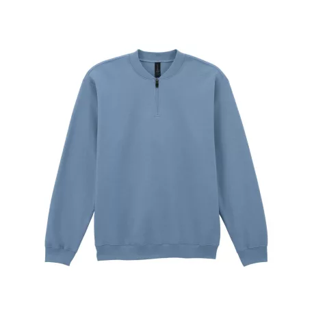 Gildan GISF008 SOFTSTYLE™ MIDWEIGHT FELNŐTT 1/4 CIPZÁRAS PULÓVER 2XL
