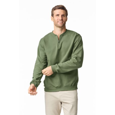 Gildan GISF008 SOFTSTYLE MIDWEIGHT ADULT FLEECE 1/4 ZIP SWEATSHIRT L