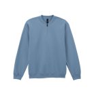 Gildan GISF008 SOFTSTYLE MIDWEIGHT FELNŐTT POLÁR 1/4 CIPZÁROS PULÓVER M