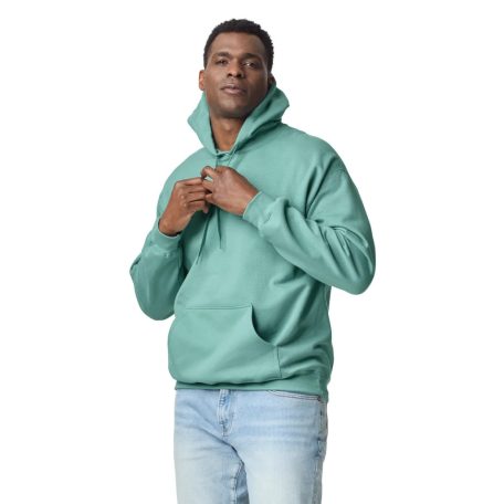 Gildan GISF500 kereknyakú pulóver kapucnival