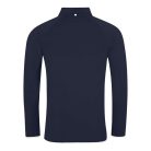 Just Cool JC031 férfi hosszúujjú, félcipzáras technikai póló fényvisszaverő kidolgozással