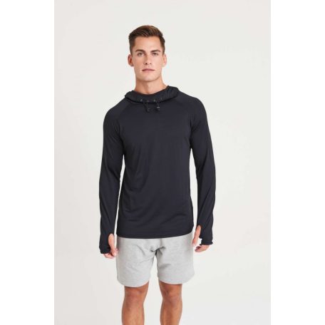 Just Cool JC037 férfi hosszúujjú technikai póló fényvisszaverő kidolgozással