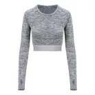 Just Cool JC039 WOMEN'S LONG SLEEVE CROP T XL
