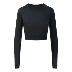Just Cool JC039 WOMEN'S LONG SLEEVE CROP T XL