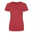 Just TS JT001F Tri-blend női kereknyakú póló