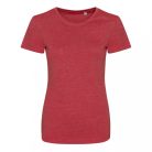 Just TS JT001F Tri-blend női kereknyakú póló