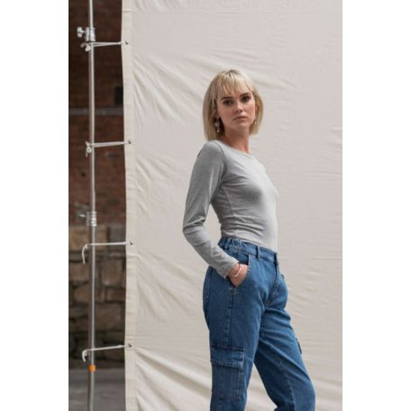 Just TS JT002 hosszú ujjú női triblend póló