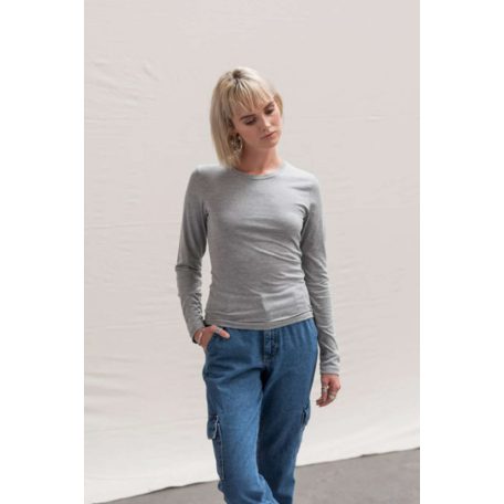 Just TS JT002 hosszú ujjú női triblend póló