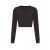 Just Ts JT016 WOMEN'S L/S CROPPED T XL