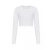 Just Ts JT016 WOMEN'S L/S CROPPED T XL
