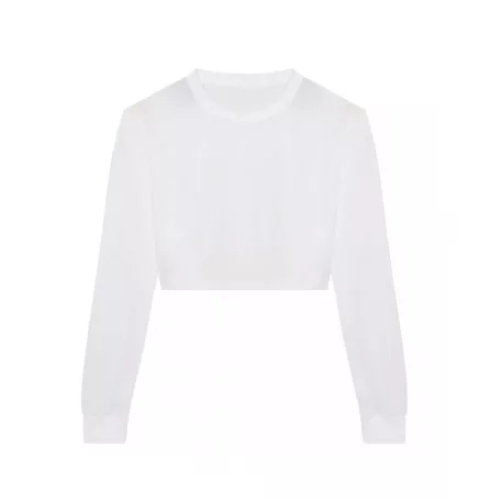 Just Ts JT016 WOMEN'S L/S CROPPED T XL