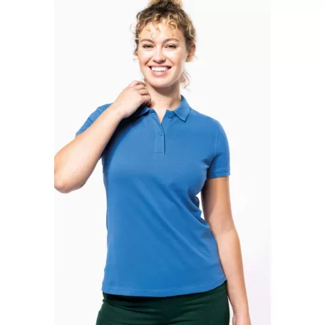 Kariban LADIES' ORGANIC 180 női rövid ujjú galléros póló