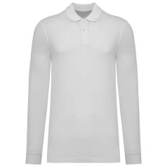   Kariban KA2027 MEN’S ORGANIC 180 PIQUÉ POLO SHIRT LONG SLEEVES 2XL