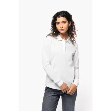 Kariban KA2028 LADIES’ ORGANIC 180 PIQUÉ POLO SHIRT LONG SLEEVES XS