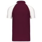 Kariban Baseball rövid ujjú galléros póló