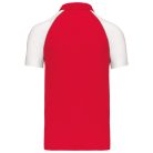 Kariban Baseball rövid ujjú galléros póló