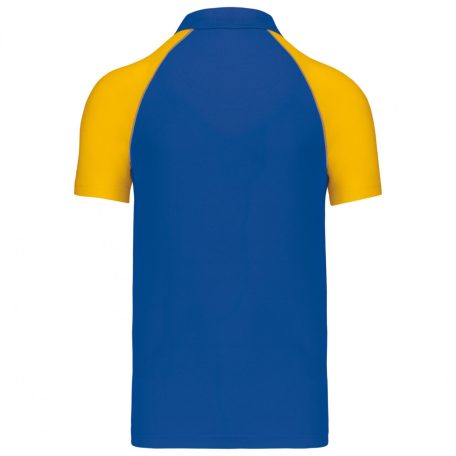 Kariban Baseball rövid ujjú galléros póló