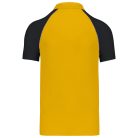 Kariban Baseball rövid ujjú galléros póló