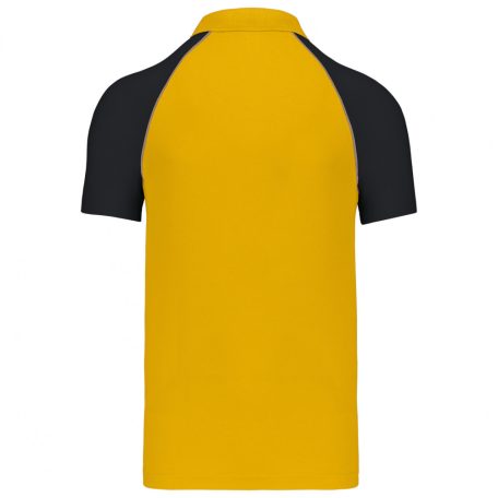 Kariban Baseball rövid ujjú galléros póló