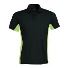 Kariban FLAG rövid ujjú galléros póló kontrasztos oldalrésszel