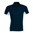 Kariban FLAG rövid ujjú galléros póló kontrasztos oldalrésszel