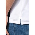 Kariban FLAG rövid ujjú galléros póló kontrasztos oldalrésszel