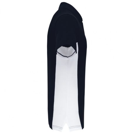 Kariban FLAG rövid ujjú galléros póló kontrasztos oldalrésszel