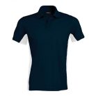 Kariban FLAG rövid ujjú galléros póló kontrasztos oldalrésszel