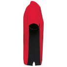 Kariban FLAG rövid ujjú galléros póló kontrasztos oldalrésszel