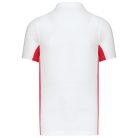 Kariban FLAG rövid ujjú galléros póló kontrasztos oldalrésszel