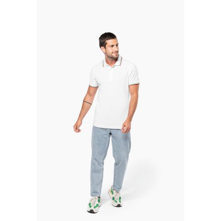 Kariban KA250 férfi rövid ujjú galléros pamut póló