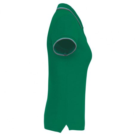 Kariban KA251 női rövid ujjú galléros pamut póló