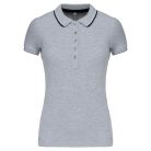 Kariban KA251 női rövid ujjú galléros pamut póló