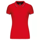 Kariban KA251 női rövid ujjú galléros pamut póló