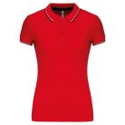 Kariban KA251 női rövid ujjú galléros pamut póló