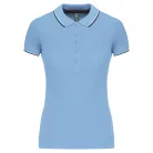 Kariban KA251 női rövid ujjú galléros pamut póló